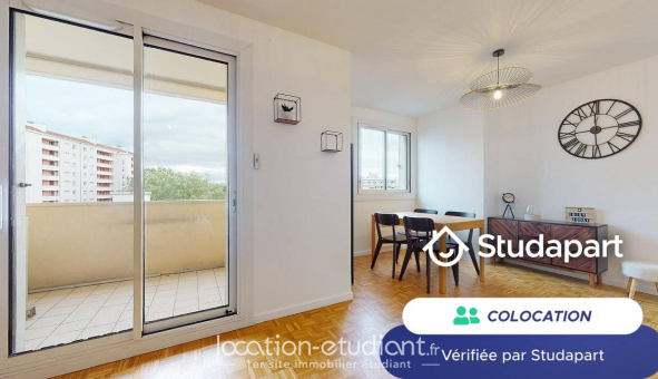 Colocation tudiante Studio à Villeurbanne (69100)