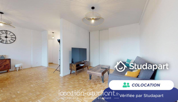 Colocation tudiante Studio à Villeurbanne (69100)