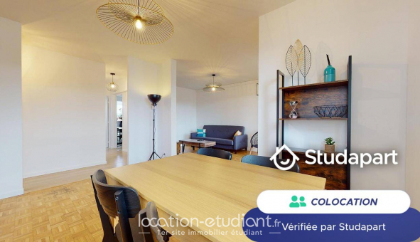 Colocation tudiante Studio à Villeurbanne (69100)