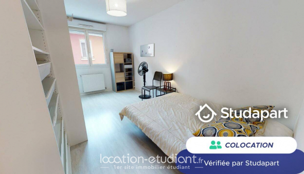 Colocation tudiante Studio à Villeurbanne (69100)