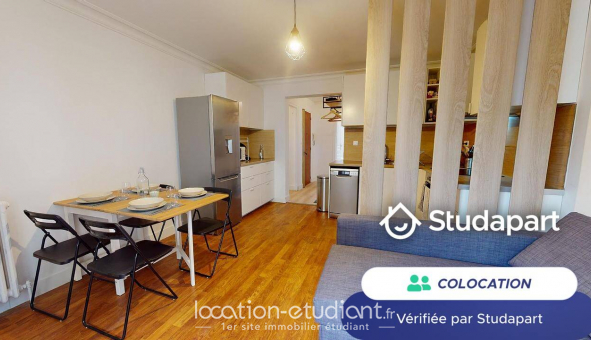 Colocation tudiante Studio à Villeurbanne (69100)