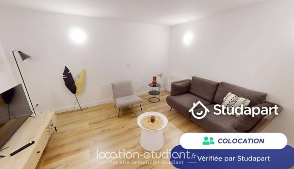 Colocation tudiante Studio à Villeurbanne (69100)