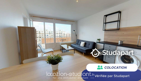 Colocation tudiante Studio à Villeurbanne (69100)