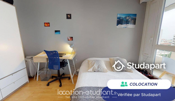 Colocation tudiante Studio à Villeurbanne (69100)