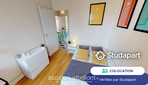 Colocation tudiante T1 à Lyon 3me arrondissement (69003)