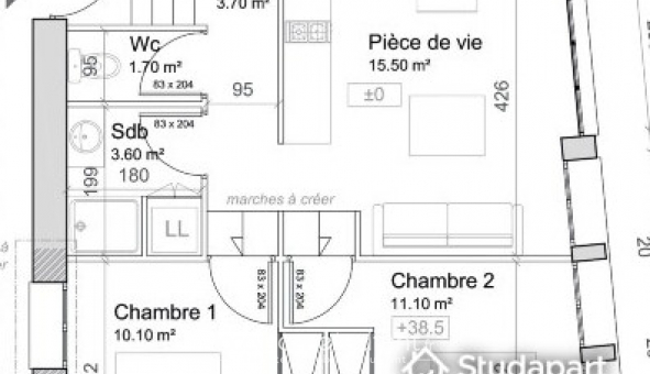 Colocation tudiante T3 à Clermont Ferrand (63000)